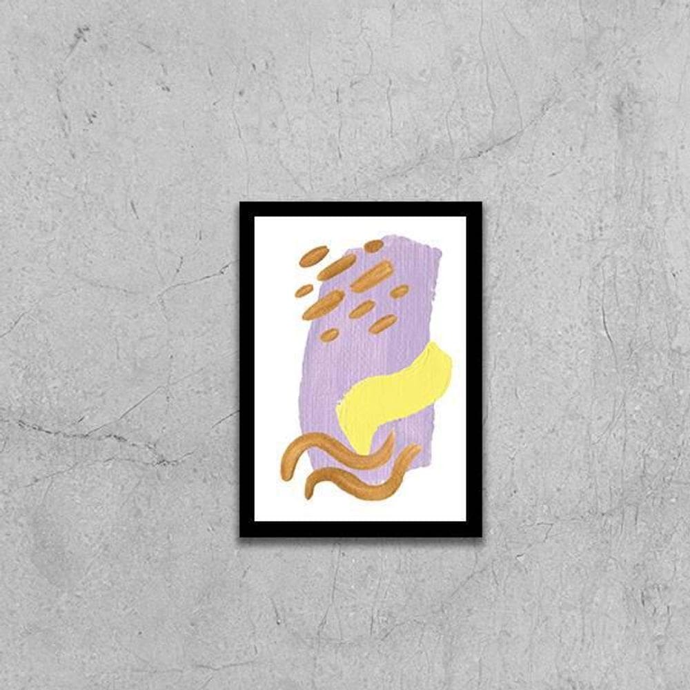 Quadro Abstrato Candie Iii 24X18Cm