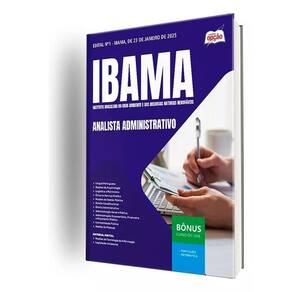 Apostila Analista Administrativo Ibama 2025 - Ed Opção