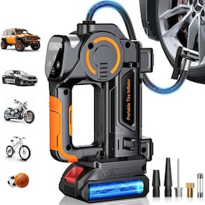 Compressor de ar portátil com inflador de pneus ZOPOM 160 PSI 21V