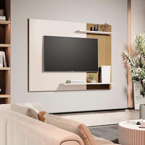 Suporte para TV 50 Polegadas Avellaneda Off White Ripado