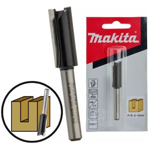 Fresa P/ Tupia 10mm 2 Lâminas Corte Haste 6mm Makita D-09282