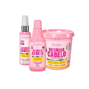 Kit Forever Liss Shampoo, Máscara e Sérum Desmaia Cabelo