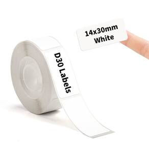 Fita de etiqueta térmica COLORWING D30 branca 14 mm x 30 mm 210 Label