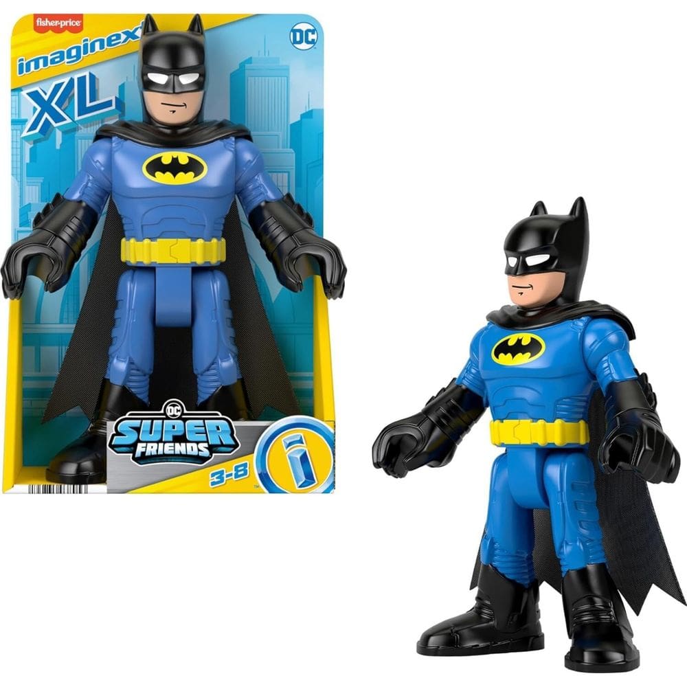 Imaginext Batman Uniforme AZUL E PRETO Xl - Mattel -HXH33