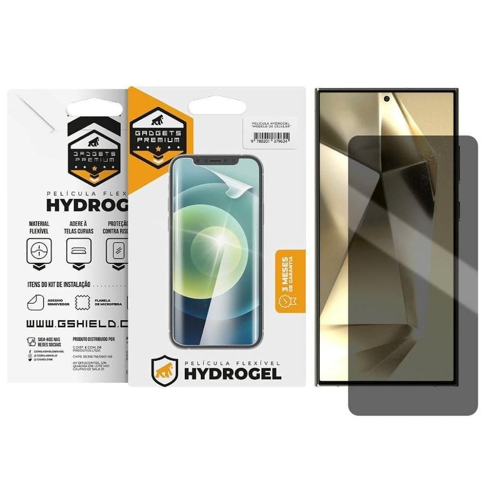Película Para Samsung Galaxy S24 Ultra - Privacidade Hydrogel - Gshield
