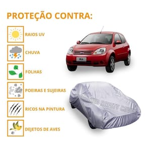 Capa Cobrir Carro Ford Ka Proteção Com Qualidade Impermeável