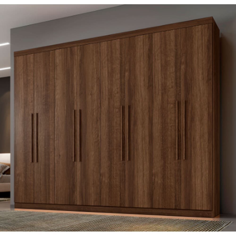 Guarda Roupa New Premium 8 Portas Benetil Móveis - Imbuia