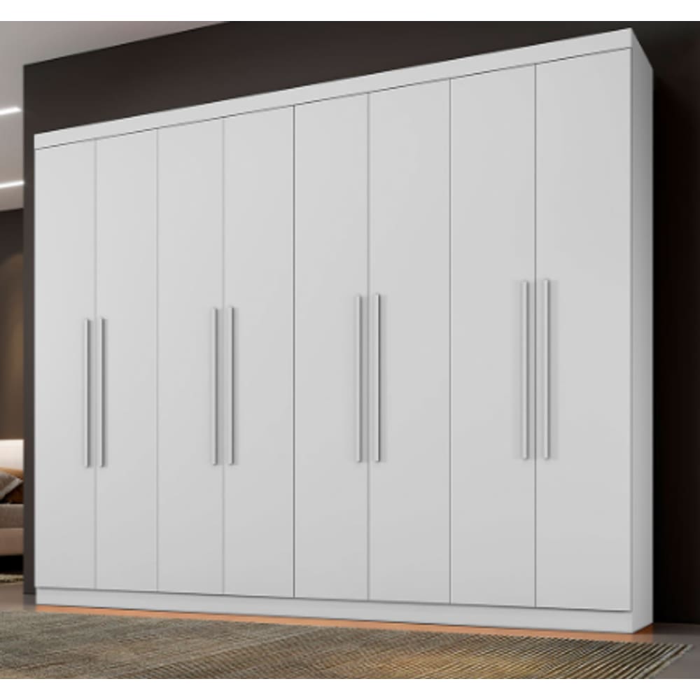 Guarda Roupa New Premium 8 Portas Benetil Móveis - Branco