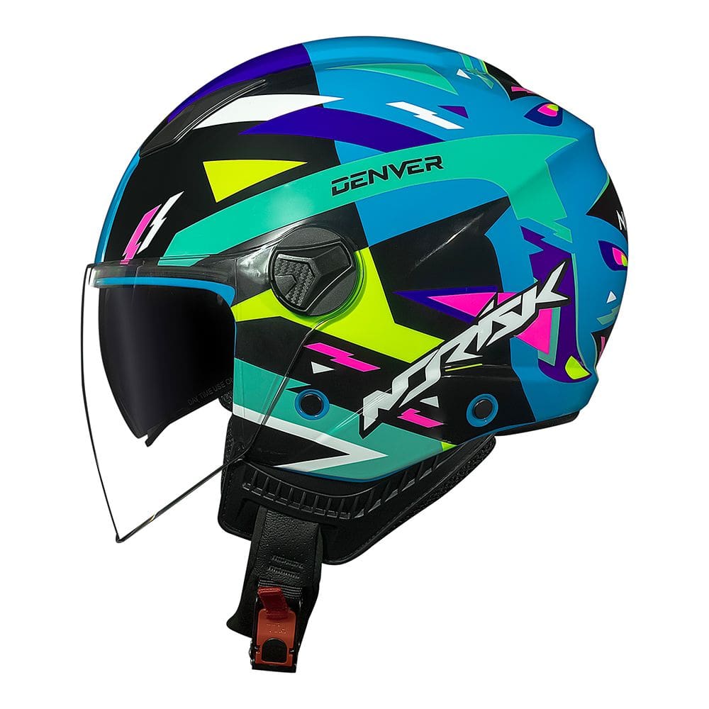 Capacete Norisk Orion SV Denver Preto e Verde