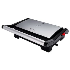 Mini Grill e Sanduicheira Oster OGRL230 2 em 1 Inox Antiaderente - 220V