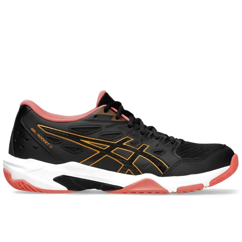 Tênis Asics Gel Rocket 11 Preto e Laranja