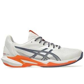 Tênis Asics Solution Speed FF 3 - Clay - Saibro - Branco Lilás e Laranja