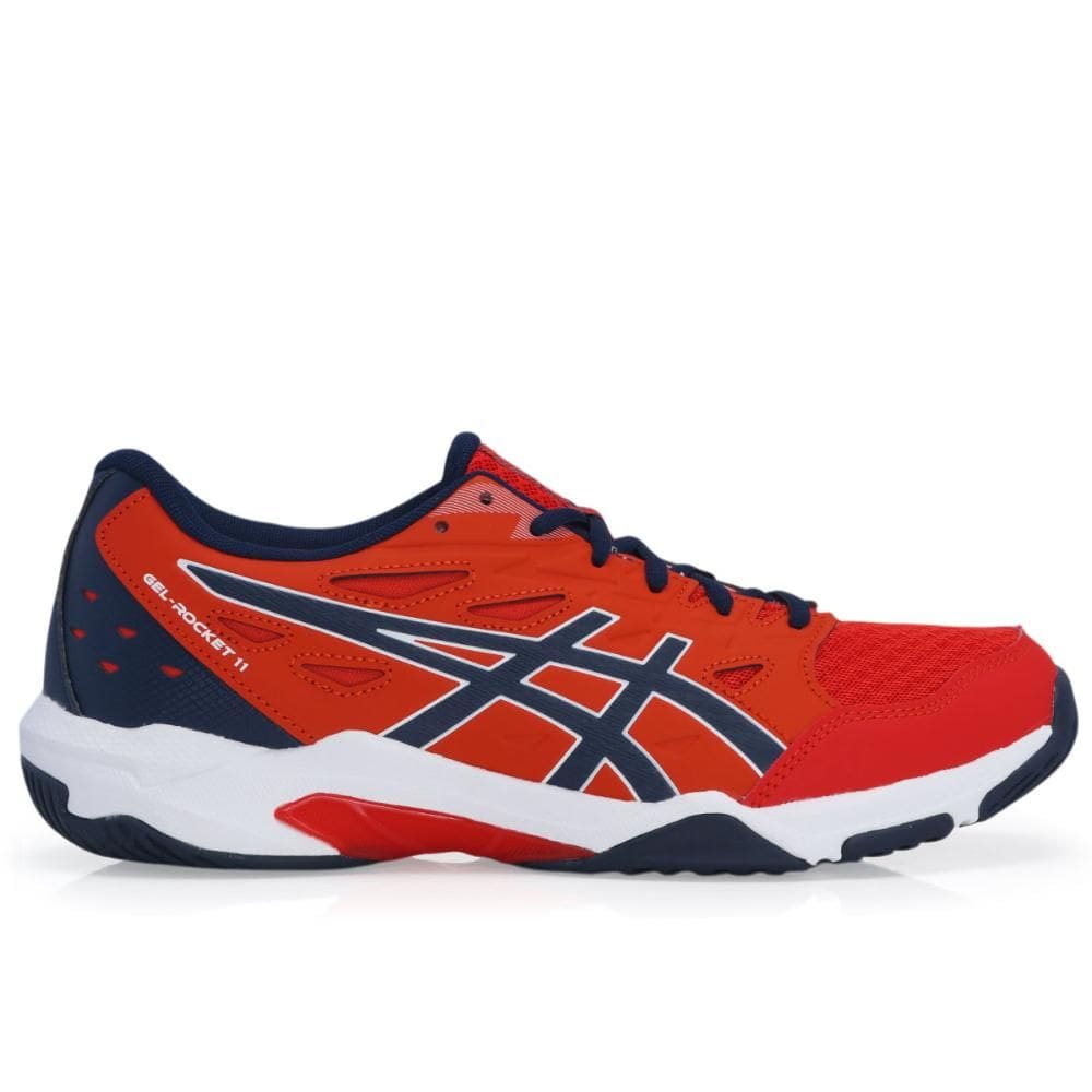 Tênis Asics Gel Rocket 11 Vermelho e Marinho