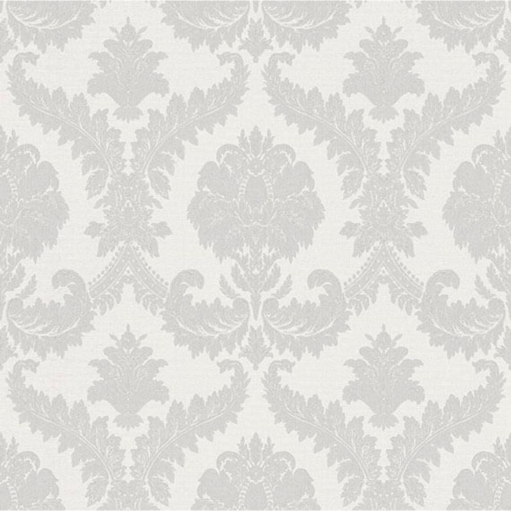 Papel De Parede Tradizioni Damask Cinza 33331