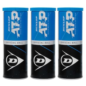 Bola de Tênis Dunlop ATP Premium - Pack com 3 Tubos