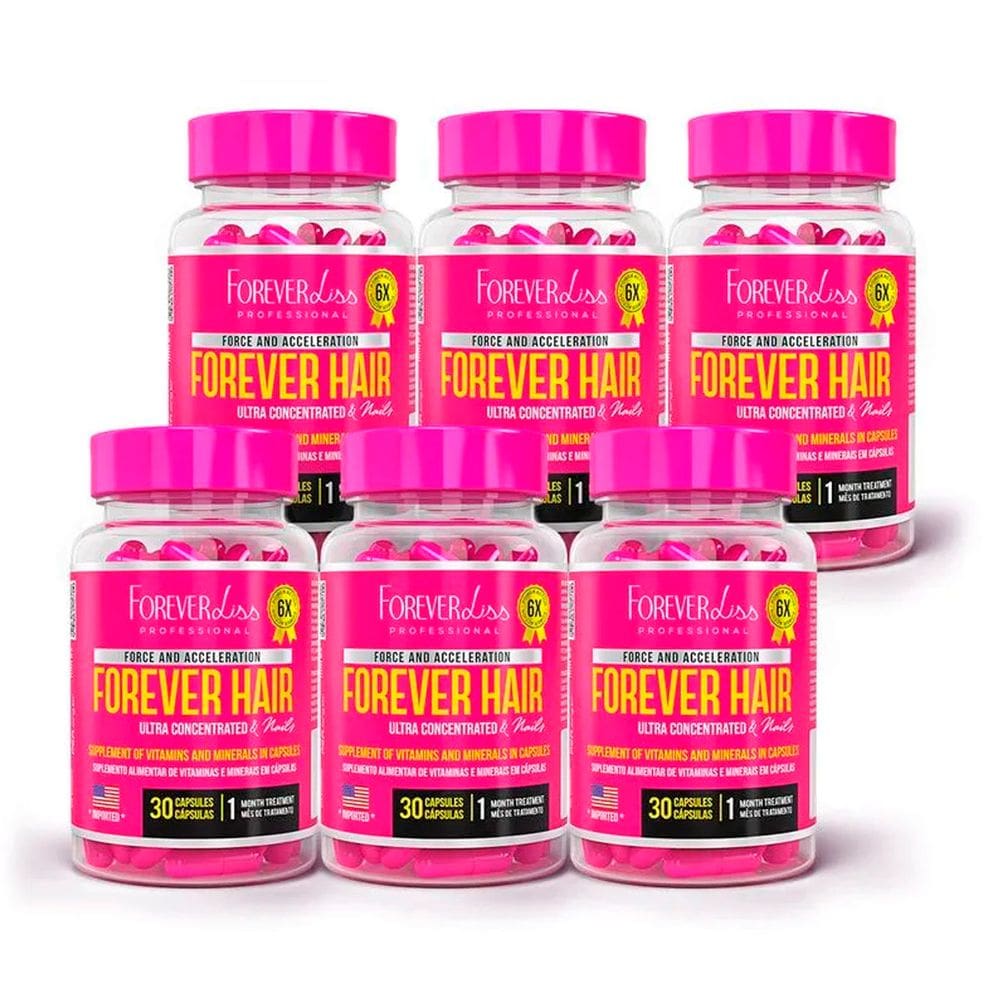 Kit Tratamento Crescimento Acelerados 6 Meses Forever Hair