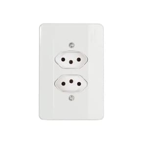 Tomada Dupla 2P+T Nbr 20A 250V Mectronic