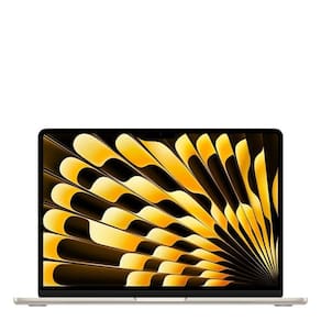 Apple MacBook Air 15", M3, CPU de 8 núcleos, GPU de 10 núcleos, 24GB RAM, 512GB SSD - Estelar