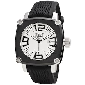 Relógio Masculino Everlast Preto À Prova D`Água 30 M E108