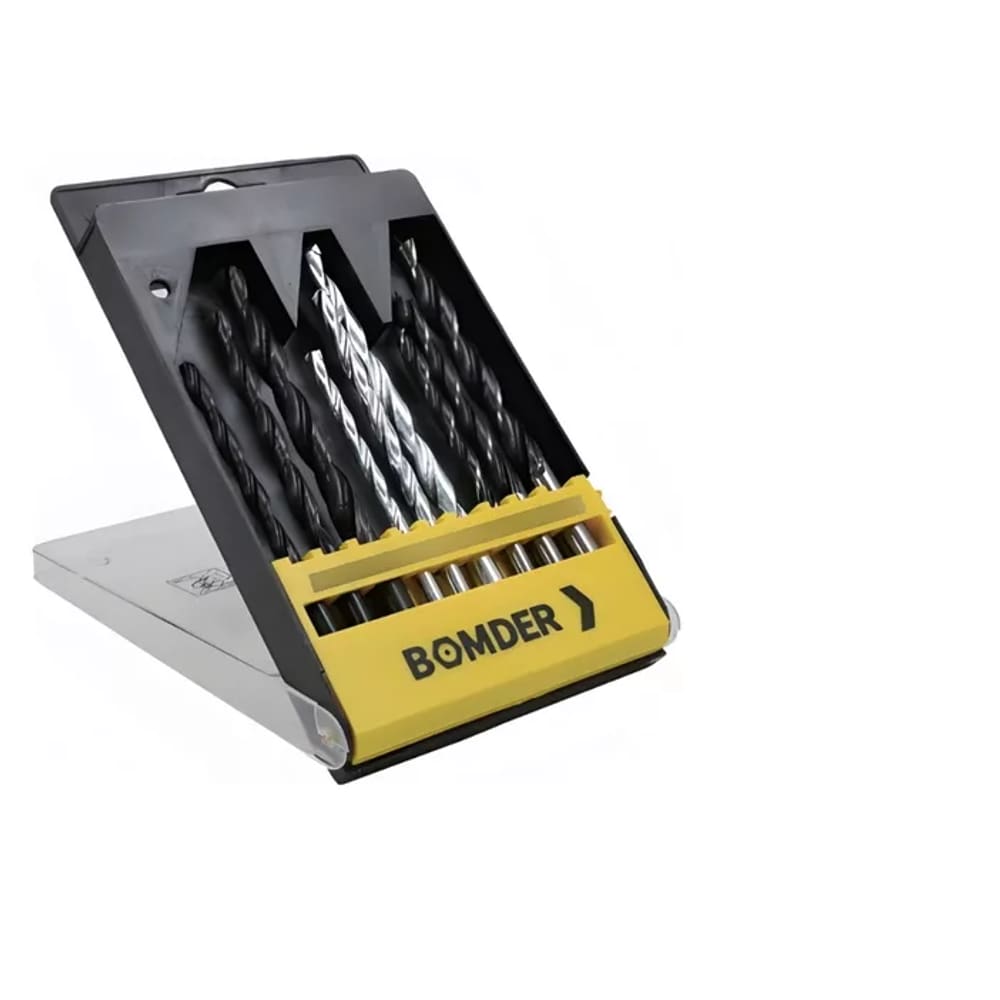 Kit Jogo De Brocas Peças Para Madeira Concreto E Aço Profissional