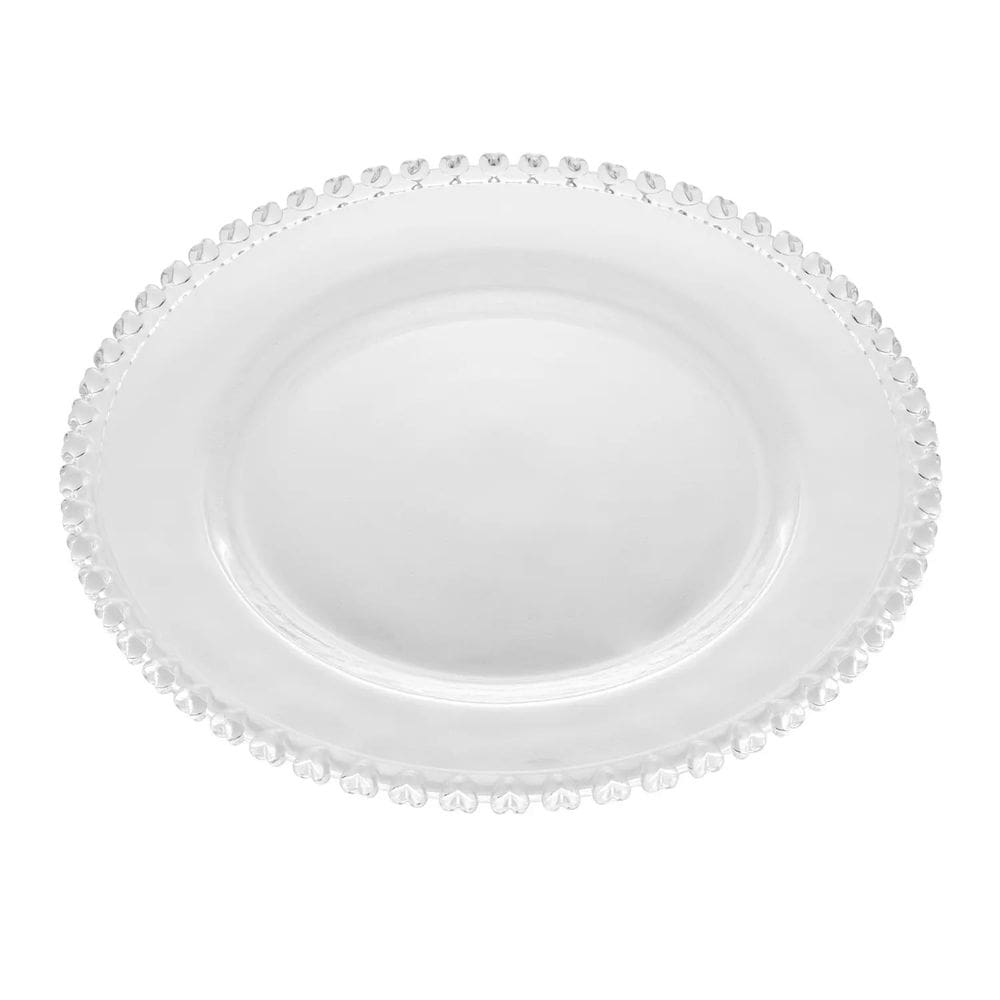 Prato de Sobremesa Cristal Coração 20cm Lyor