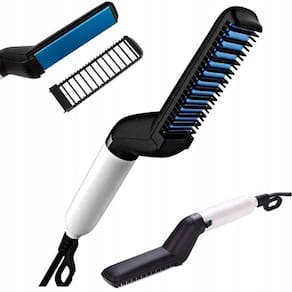 Pente Eletrico Desembaraça Cabelo Curto Longo E Barba
