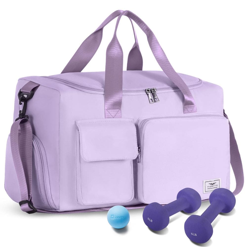 Mochila de ginástica feminina FIORETTO com compartimento para sapatos 37L