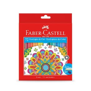 Ecolápis De Cor Faber Castell Sextavado 72 Cores