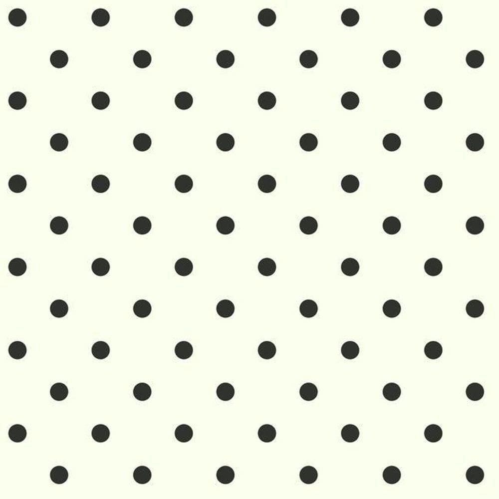 Papel De Parede Waverly Kids Poá Sidewall Ab1926 - Rolo 10m X 0,52m