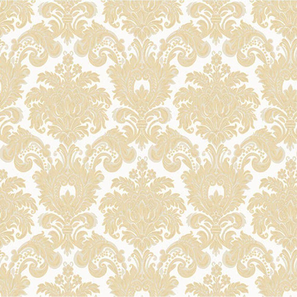 Papel De Parede Tradizioni Damask Amarelo 33322