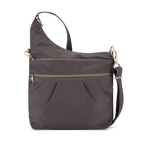 Bolsa transversal Travelon Anti-Theft Signature Smoke
