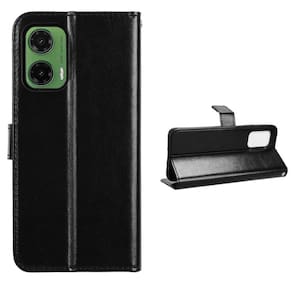 Capinha Capa Carteira Flip Luxo Para Motorola Moto G35
