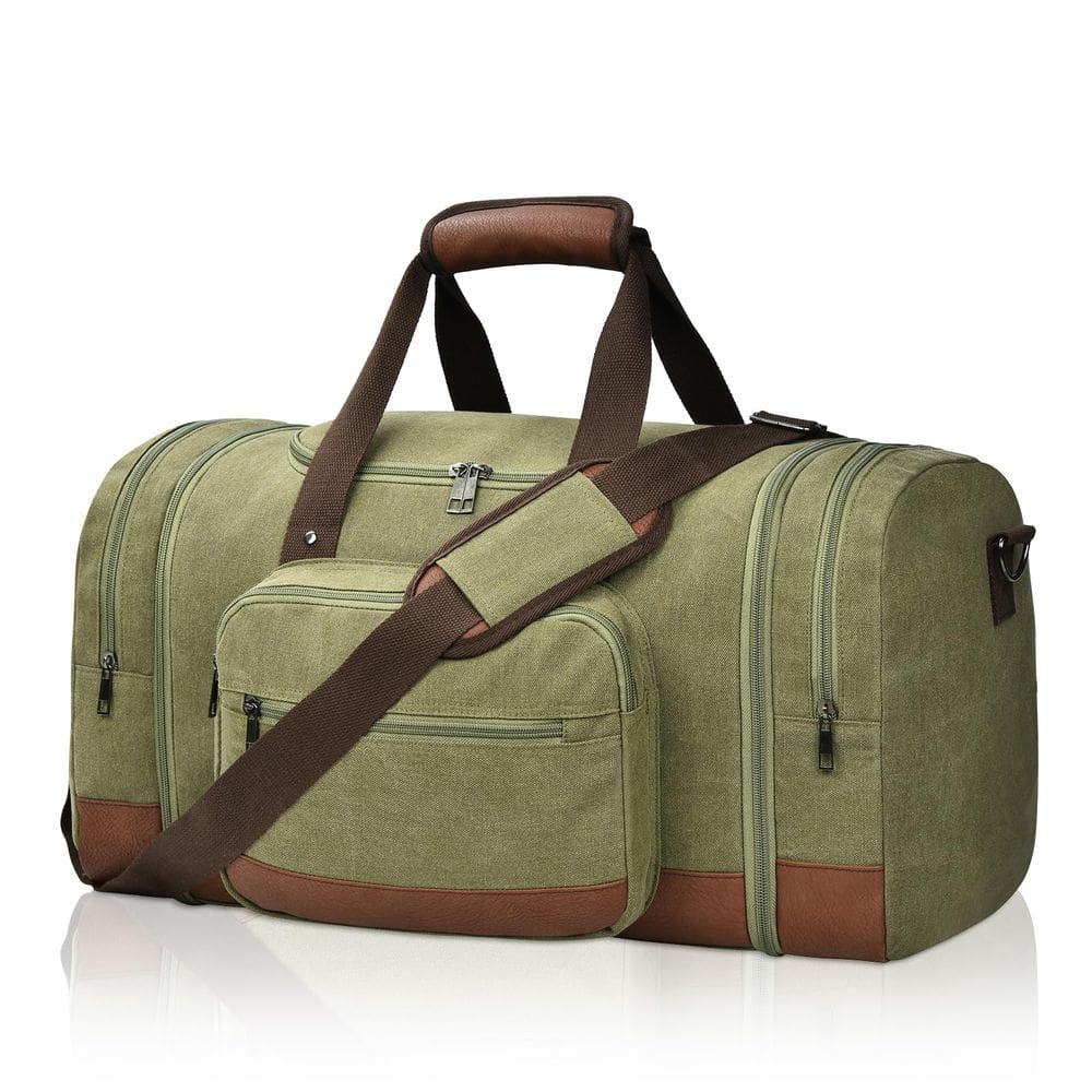 Mochila Litvyak para viagens Army Green Canvas 50L
