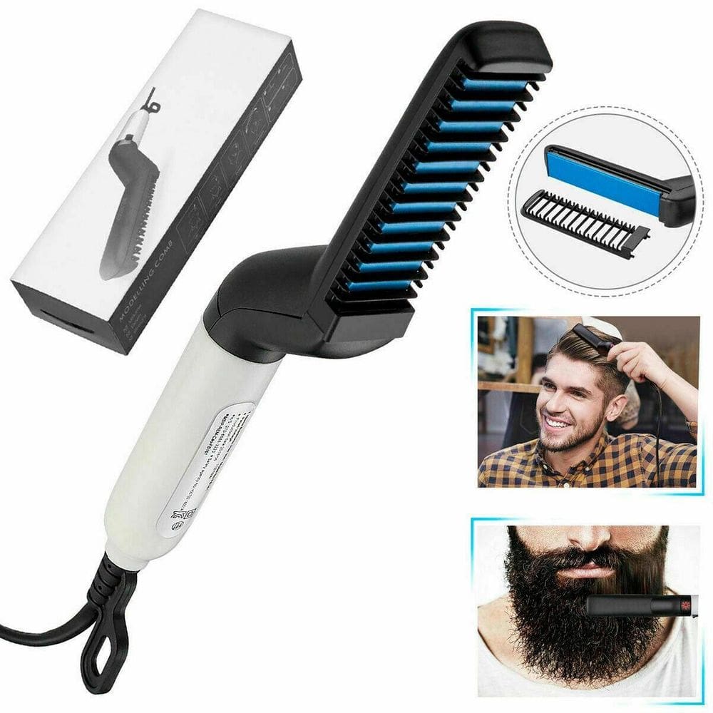 Pente Eletrico Alisador Chapinha Modela Cabelo Curto
