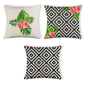 Kit 3 Capas De Almofada Em Linho Linen Print 42X42 - 003