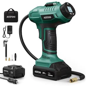Compressor de ar para inflador de pneus sem fio AstroAI JY16P160-18 verde