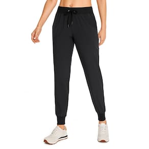Joggers CRZ YOGA Feathery-Fit, leve para mulheres, pretas