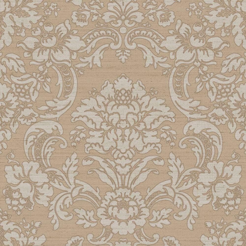 Papel De Parede Tradizioni Damask Bege 33344