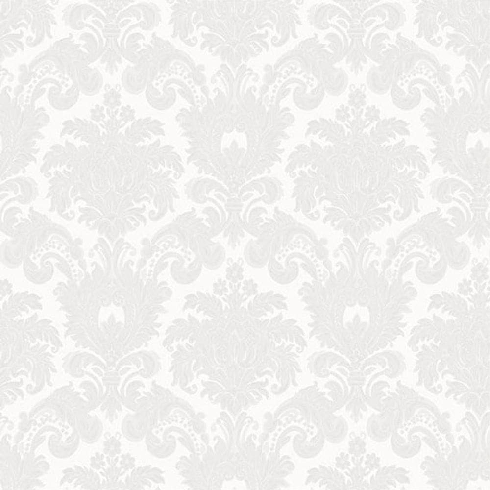 Papel De Parede Tradizioni Damask Branco 33320