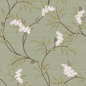 Papel De Parede Tradizioni Floral Verde 33305