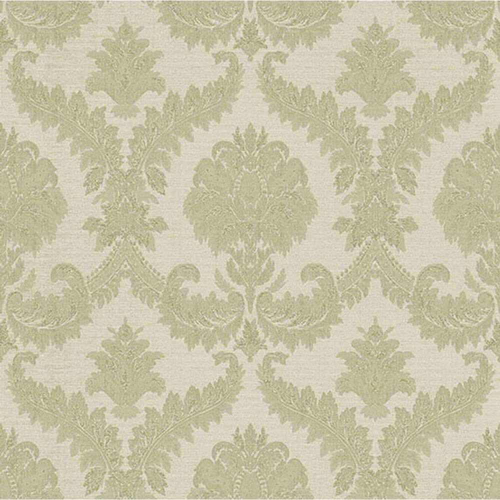 Papel De Parede Tradizioni Damask Verde 33335
