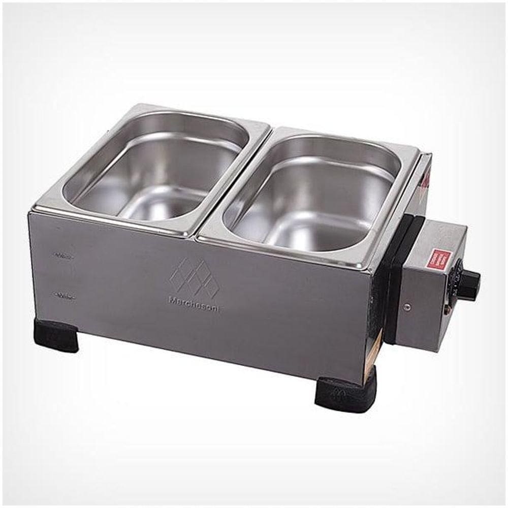 Derretedeira Profissional Com 2 Cubas De 2,5 Kg Cada 220v Dr.2.222 - Marchesoni
