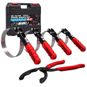 Conjunto de chaves de filtro de óleo Chave ajustável Spurtar Swivel 5
