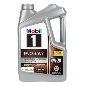 Óleo de motor Mobil 1 para caminhão e SUV totalmente sintético 0W-20 5L