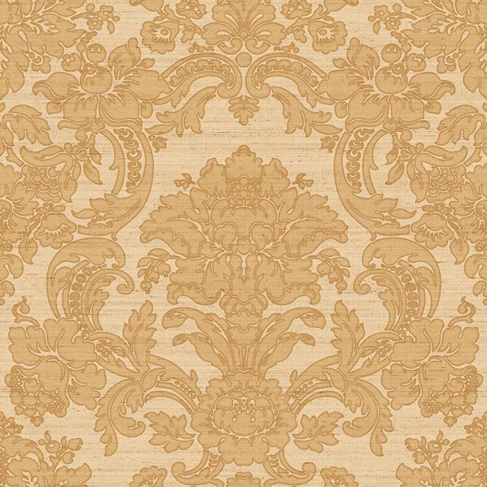 Papel De Parede Tradizioni Damask Amarelo 33342