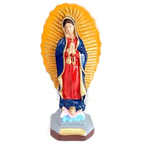Imagem Escultura Nossa Senhora de Guadalupe 20 Cm Gesso