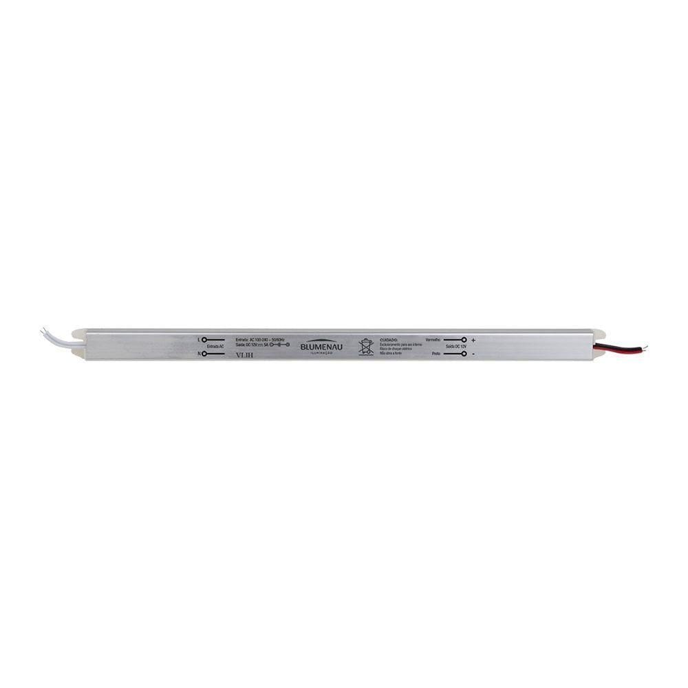Fonte Slim Para Fita Led Blumenau 12v 5a - 60w Bivolt