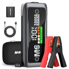 Bateria de carro Jump Starter MOSTOOL M6 3000A Peak 12V
