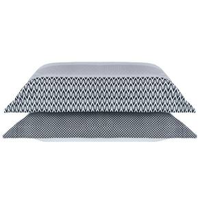 Kit Par De Fronhas 200 Fios Naturalle New York Cinza 2 Peças