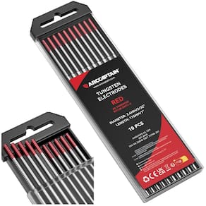 Eletrodo de tungstênio ARCCAPTAIN TIG Welding 2% Toriated, pacote com 10